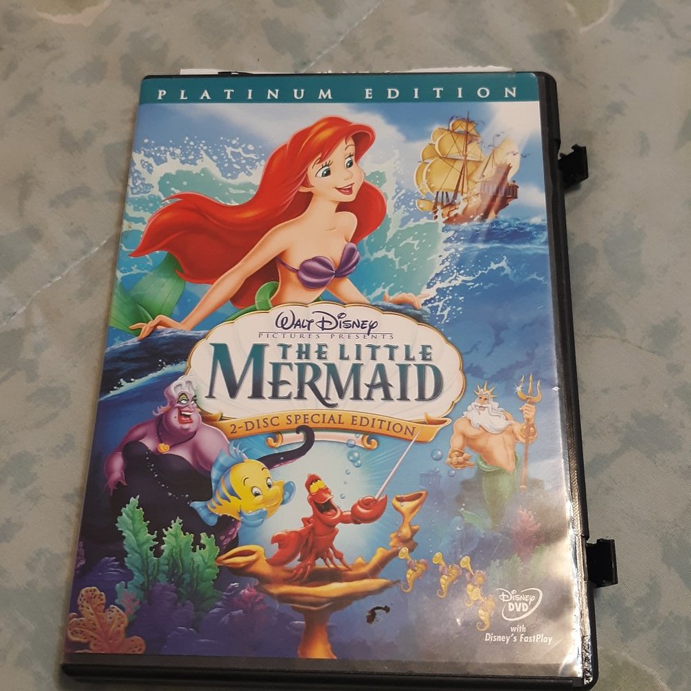 Disney The Little Mermaid DVD 2 Disc Special Edition - Platinum Edition
